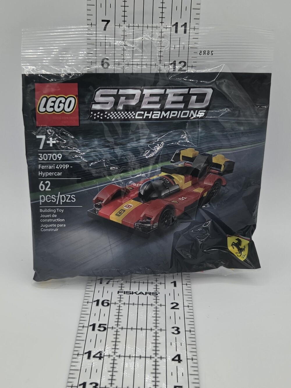 LEGO Speed Champions Ferrari 499P Hypercar 30709 Polybag 62pcs Age 7+ Plastic